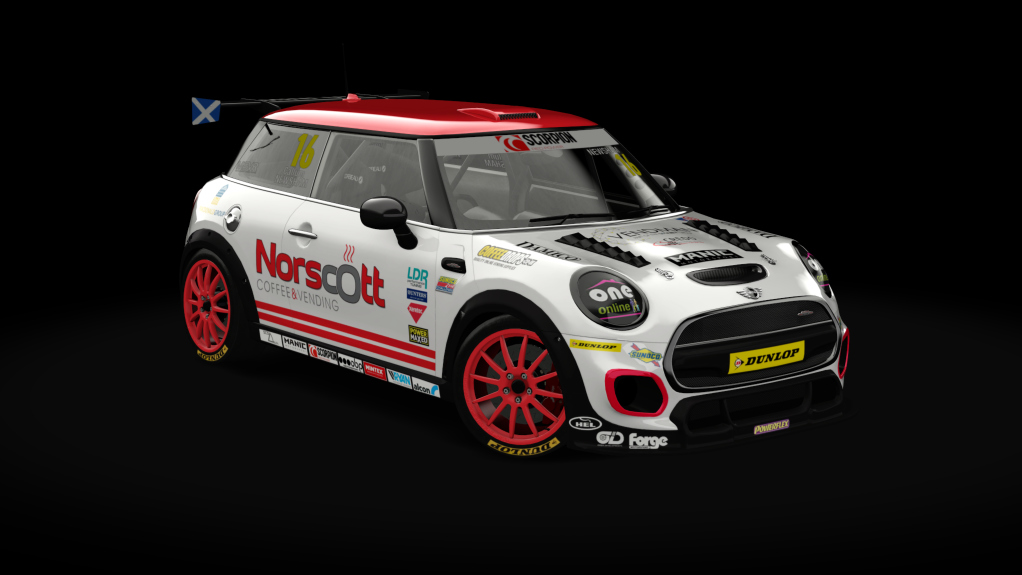 Mini Cooper JCW Challenge (F56) evo, skin uk_16_newsham