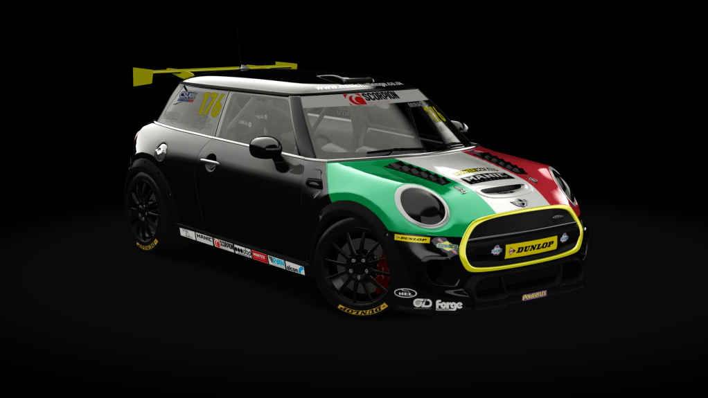 Mini Cooper JCW Challenge (F56) evo, skin uk_176_miracco