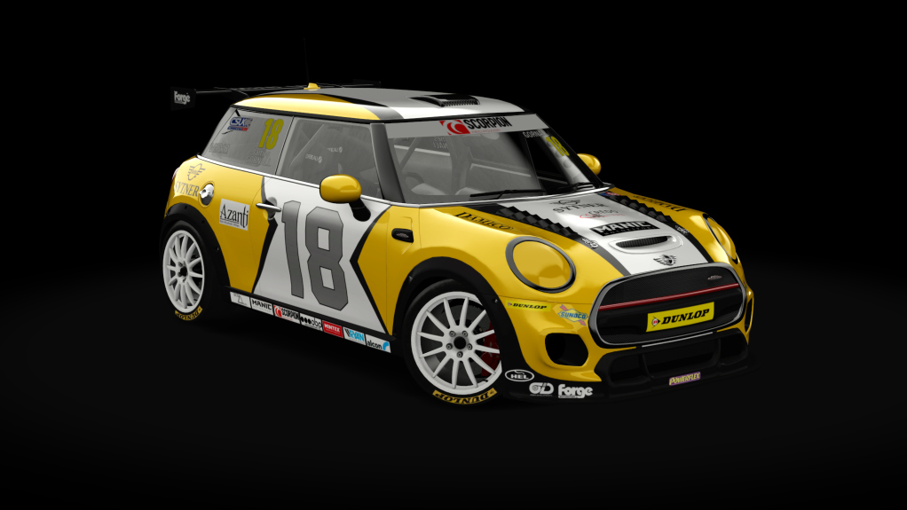 Mini Cooper JCW Challenge (F56) evo, skin uk_18_gornall