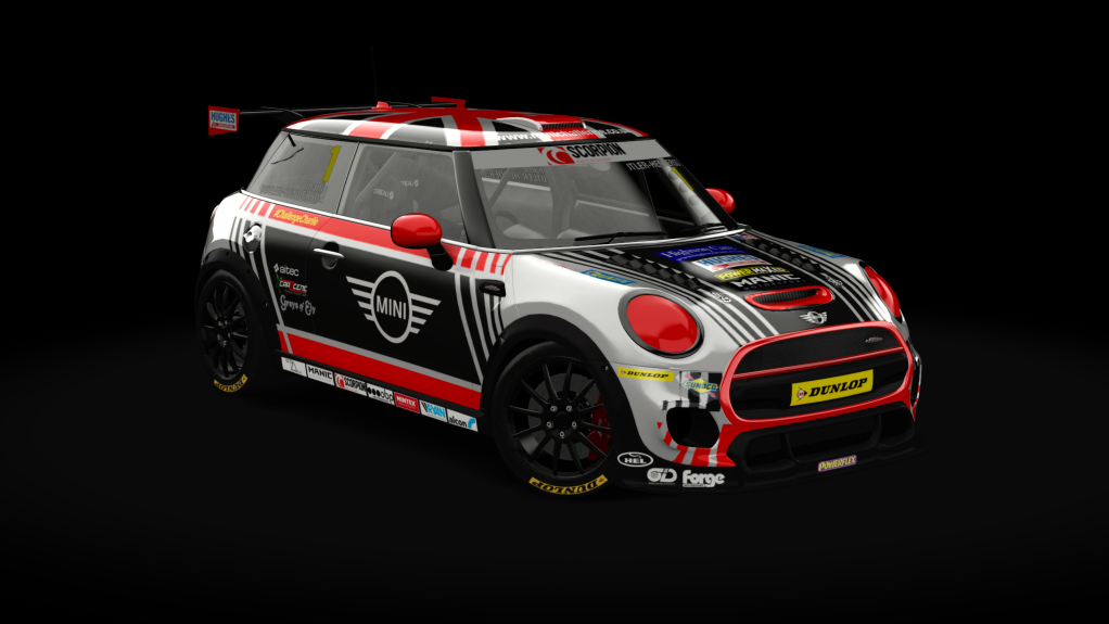 Mini Cooper JCW Challenge (F56) evo, skin uk_1_butler-henderson