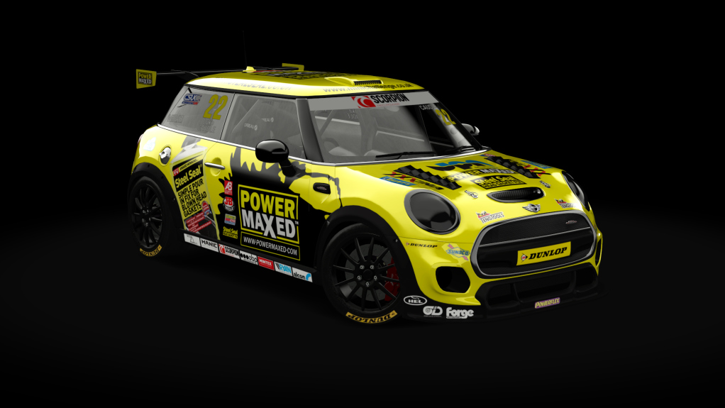 Mini Cooper JCW Challenge (F56) evo, skin uk_22_caudle