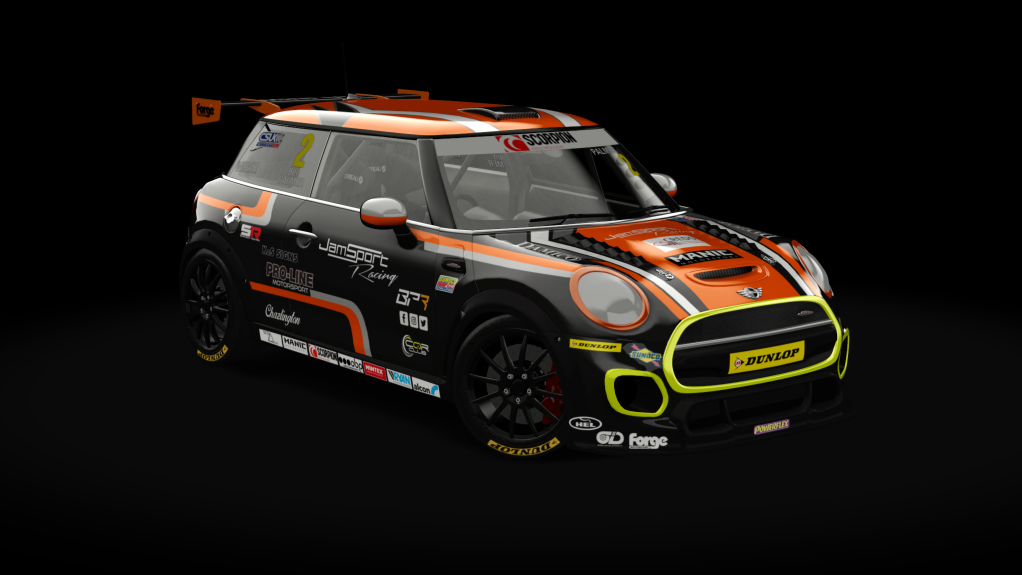 Mini Cooper JCW Challenge (F56) evo, skin uk_2_palmer