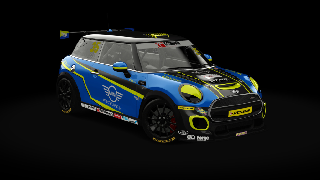 Mini Cooper JCW Challenge (F56) evo, skin uk_35_loukes