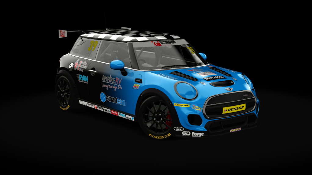 Mini Cooper JCW Challenge (F56) evo, skin uk_39_smith