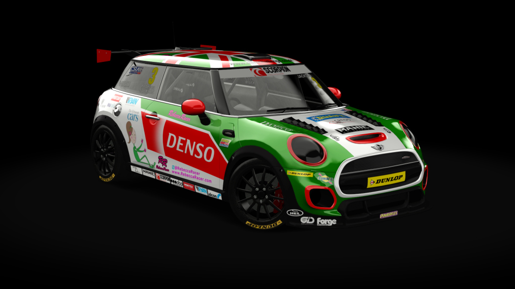 Mini Cooper JCW Challenge (F56) evo, skin uk_3_jackson