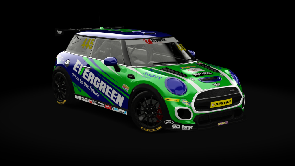 Mini Cooper JCW Challenge (F56) evo, skin uk_445_zelos