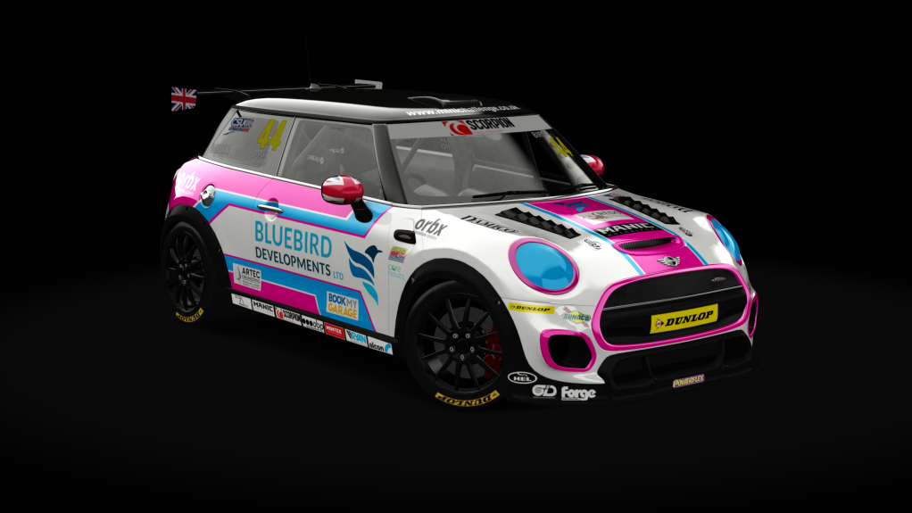 Mini Cooper JCW Challenge (F56) evo, skin uk_44_bird