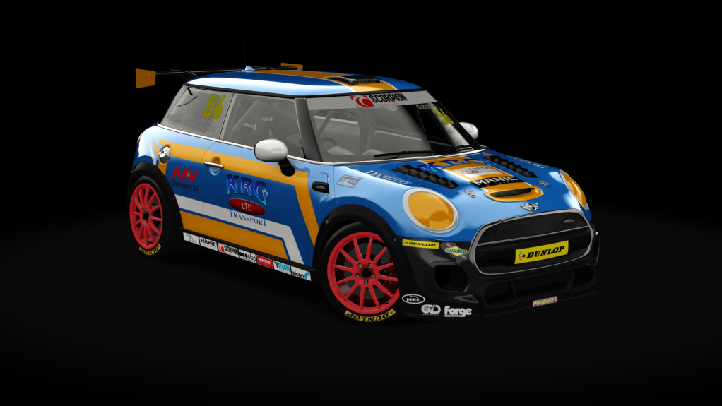 Mini Cooper JCW Challenge (F56) evo, skin uk_56_gooding