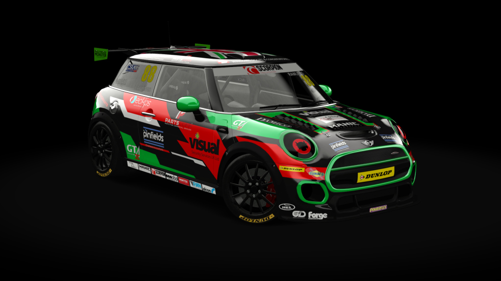 Mini Cooper JCW Challenge (F56) evo, skin uk_88_rawlings