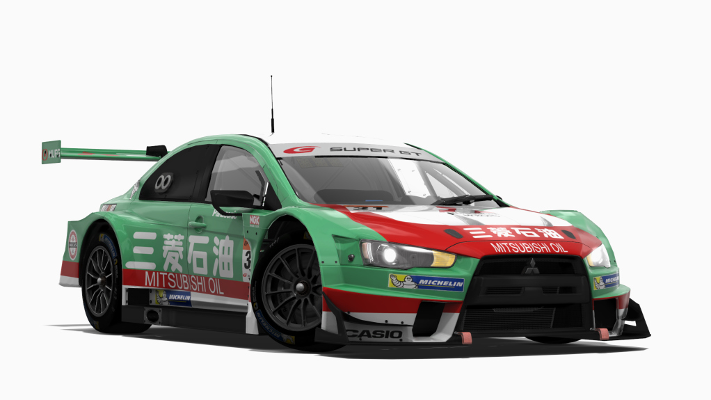 Mitsubishi Lancer EVO GT3 GT3, skin 三菱石油