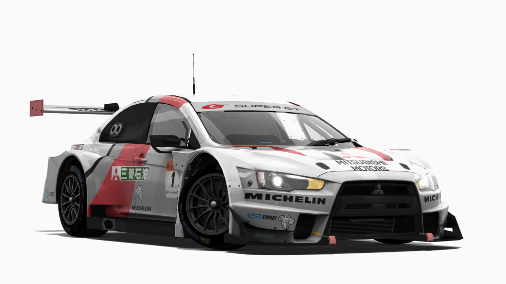 Mitsubishi Lancer EVO GT3 GT3, skin 三菱石油_white