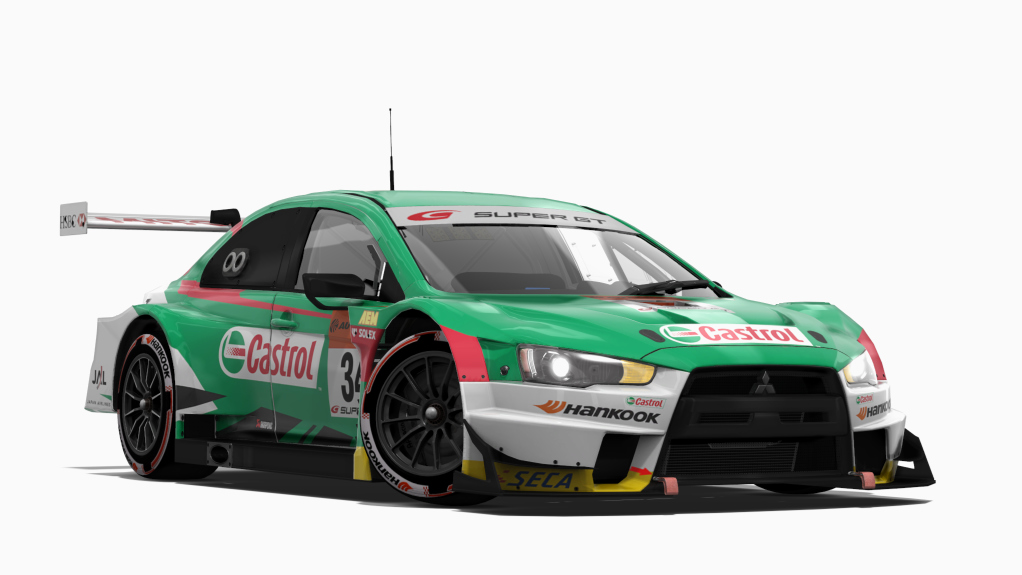 Mitsubishi Lancer EVO GT3 GT3, skin castrol