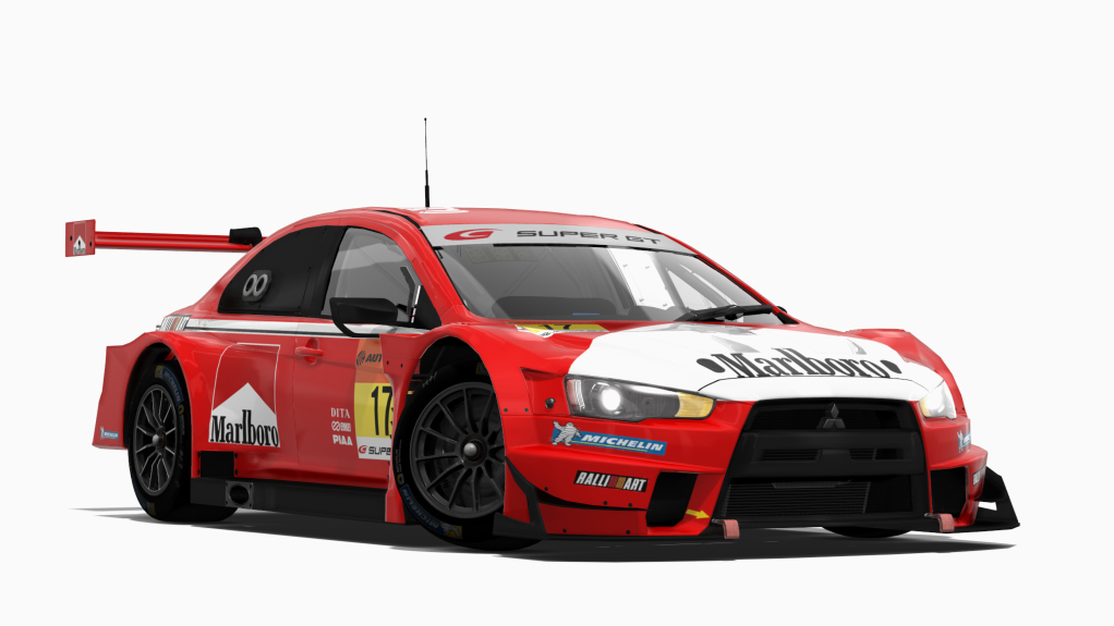 Mitsubishi Lancer EVO GT3 GT3, skin marlboro