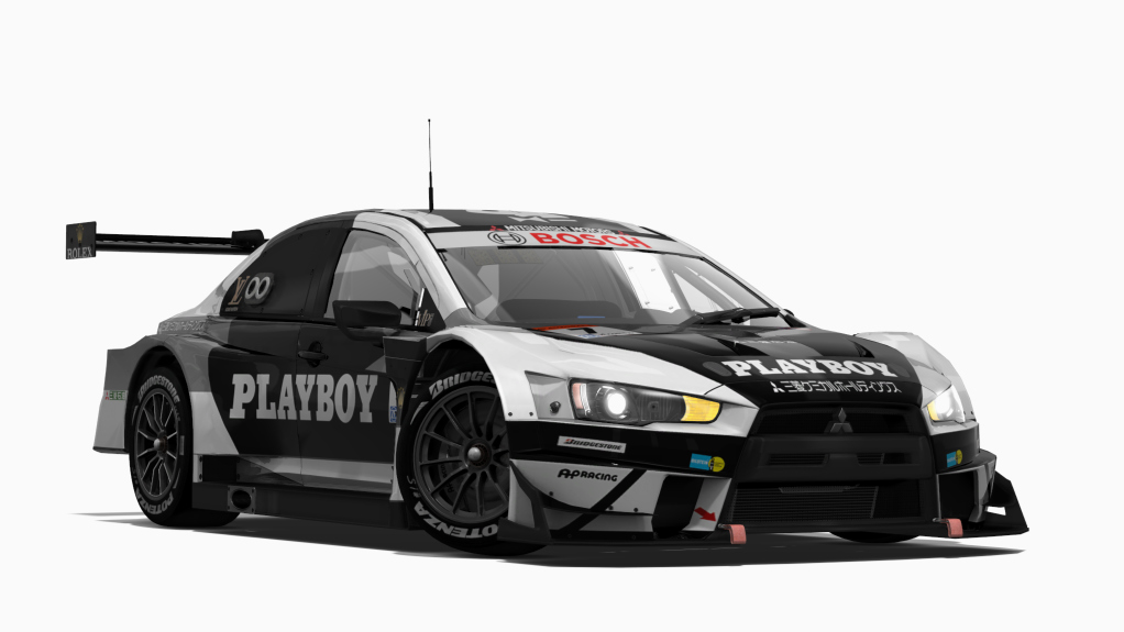 Mitsubishi Lancer EVO GT3 GT3, skin playboy