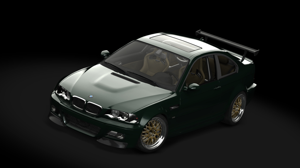 Team Schirmer M3 GT E46, skin Fern Green metallic