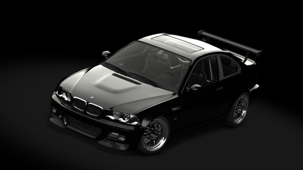 Team Schirmer M3 GT E46, skin Jet Black