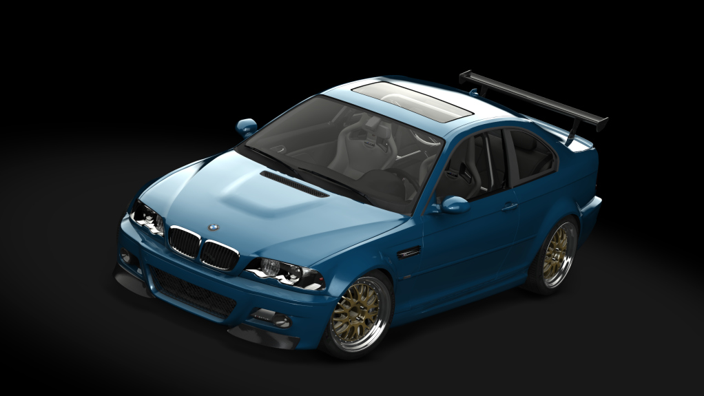 Team Schirmer M3 GT E46, skin Laguna Seca Blue