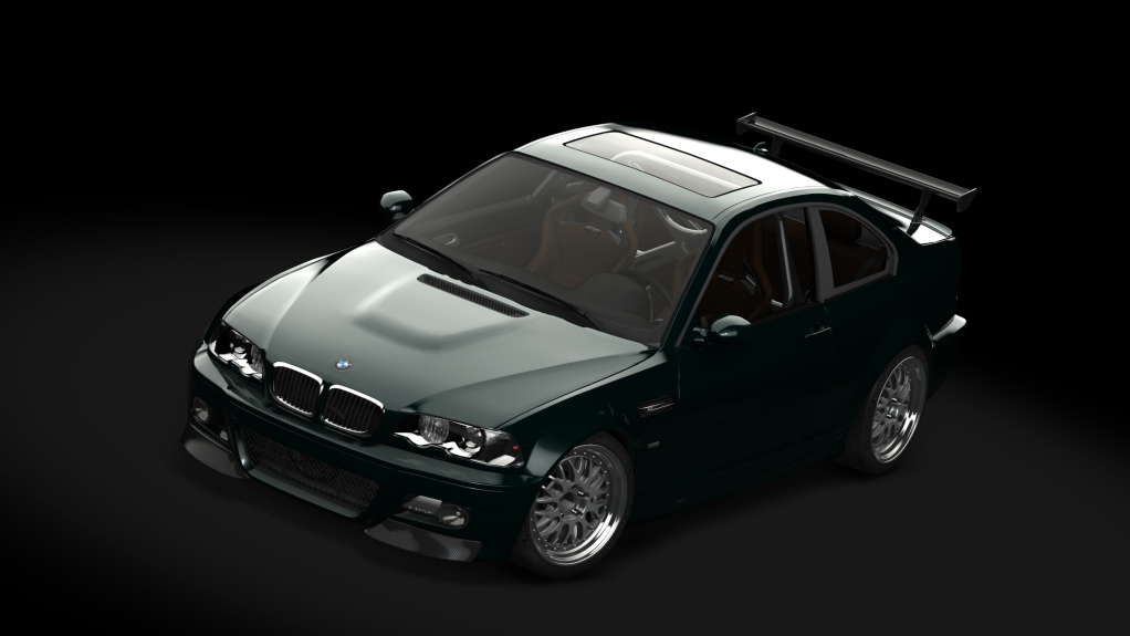 Team Schirmer M3 GT E46, skin Oxford Green II metallic