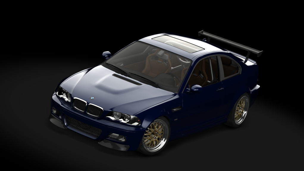 Team Schirmer M3 GT E46, skin Topaz Blue metallic