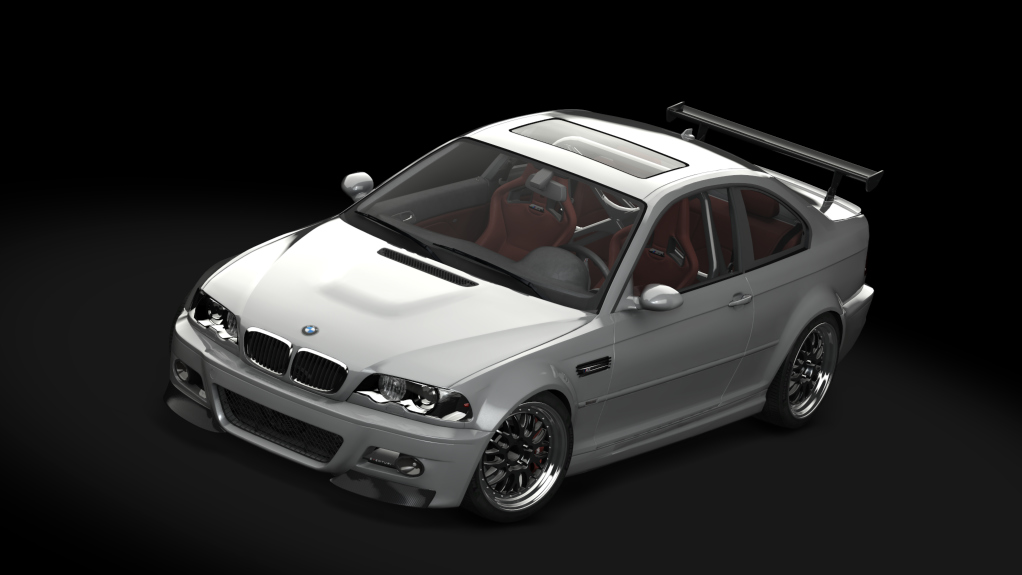 Team Schirmer M3 GT E46, skin titanium_silver_metallic