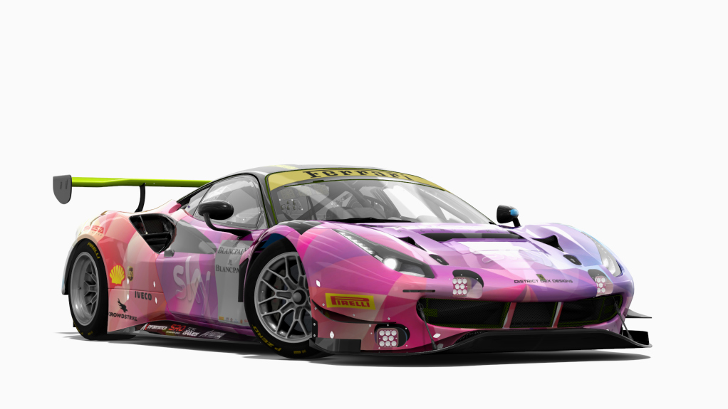 Ferrari 488 GT3 EVO 2020, skin ACF_#66_TOE_PIC