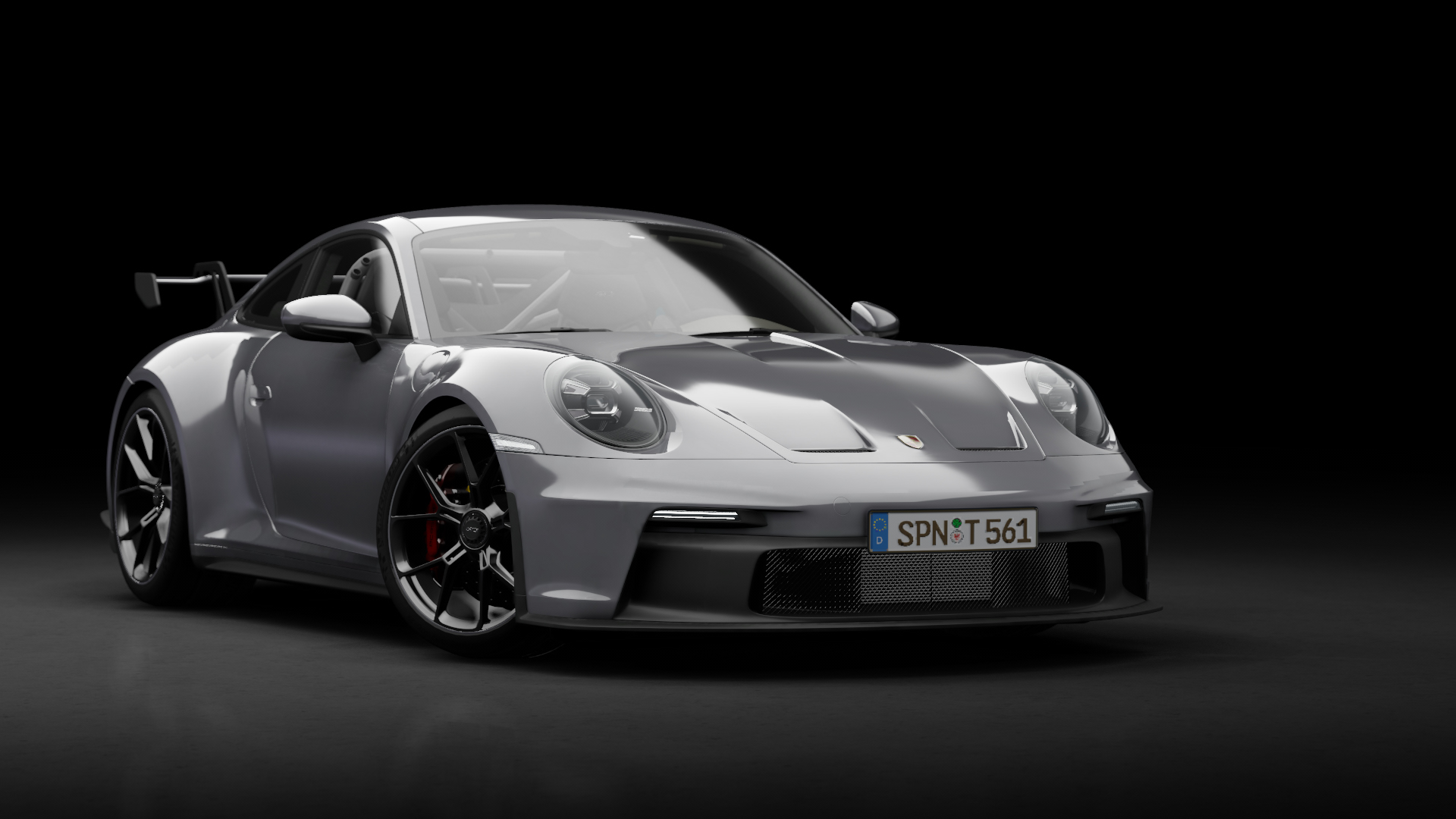 Porsche 911 GT3 (992), skin 02_gt_silver_metallic