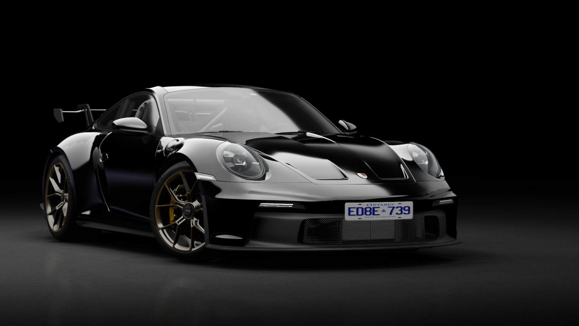 Porsche 911 GT3 (992), skin Black