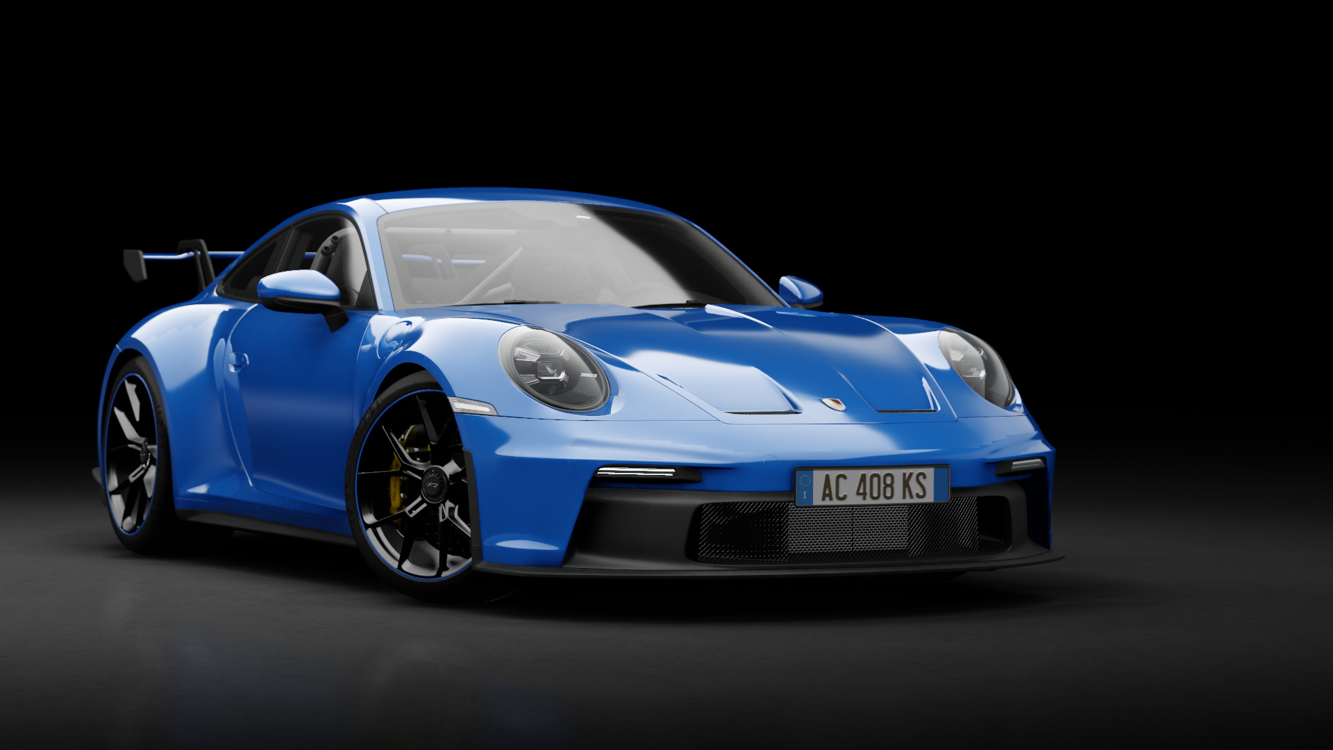 Porsche 911 GT3 (992), skin Shark Blue