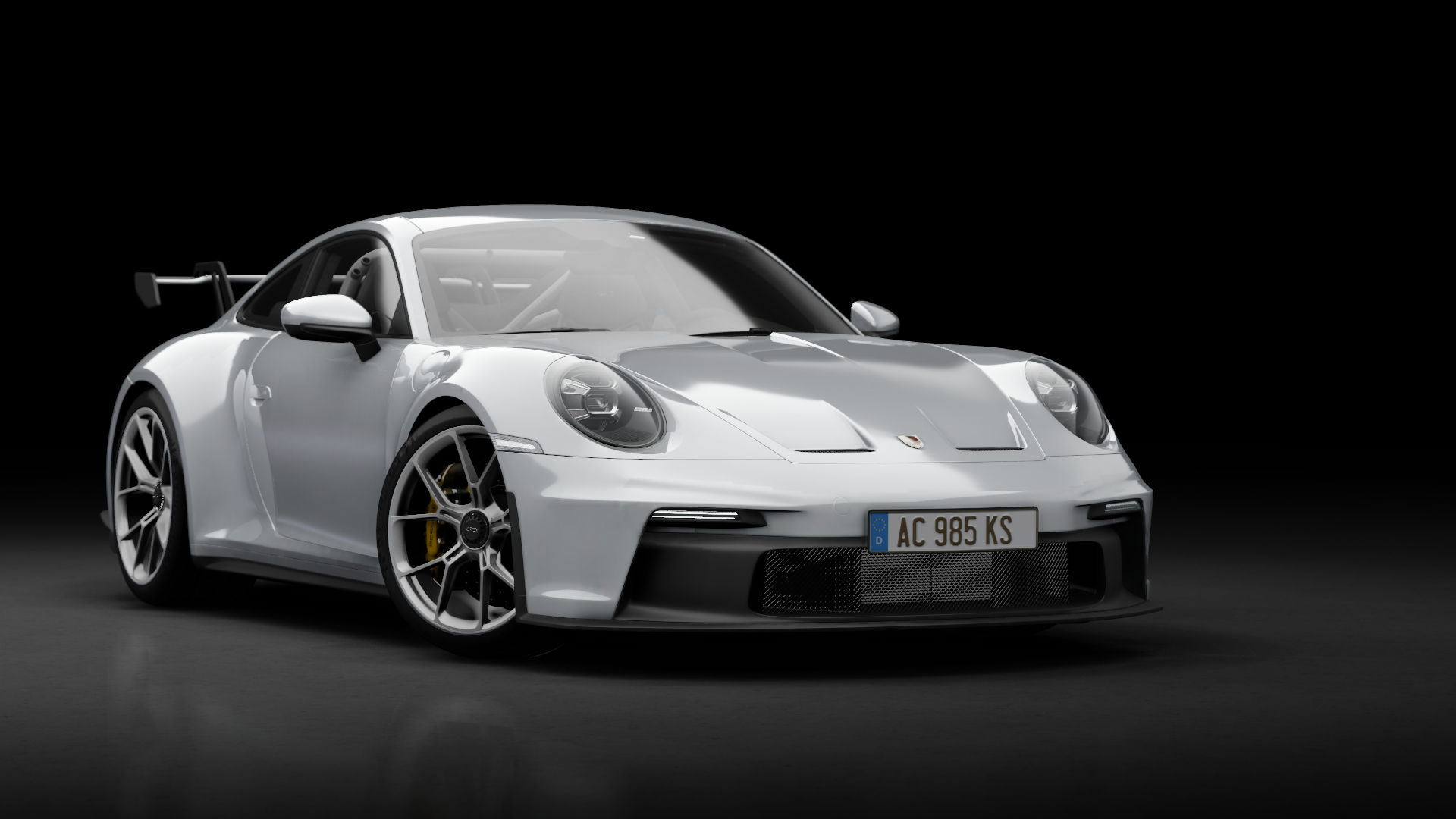 Porsche 911 GT3 (992), skin Silver GT1