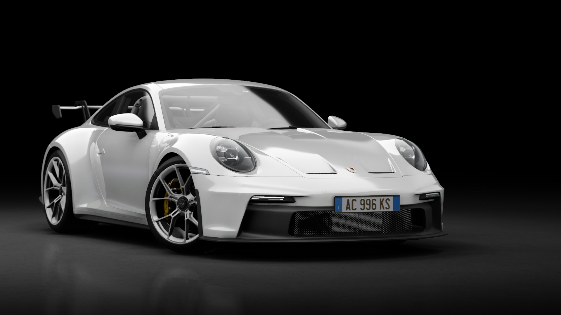 Porsche 911 GT3 (992), skin White Flat