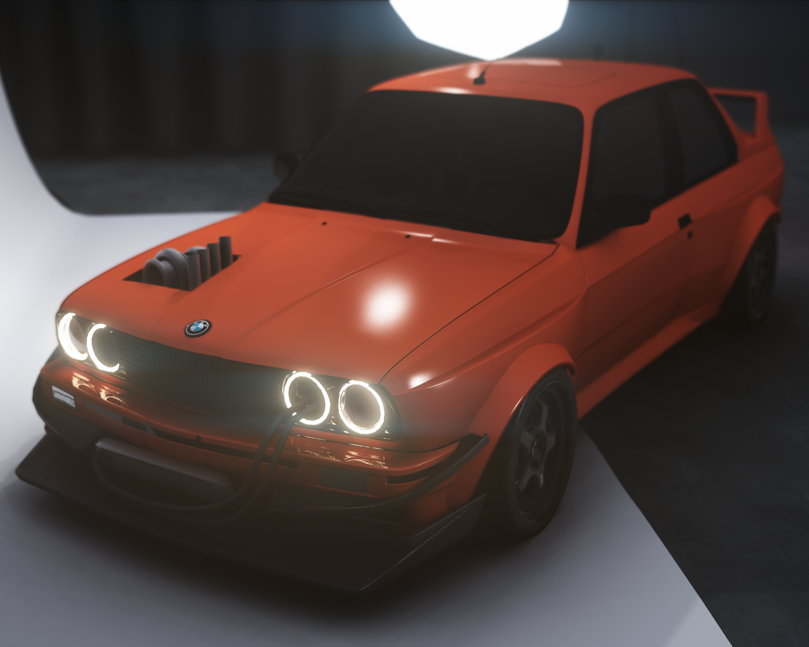 BMW M3 E30 Widebody Twin Turbo | Prvvy Spec, skin 15 BMW Individual Frozen Orange II metallic