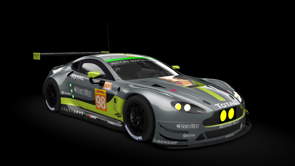 Aston Martin V8 Vantage GTE real, skin 98_AMR_AM