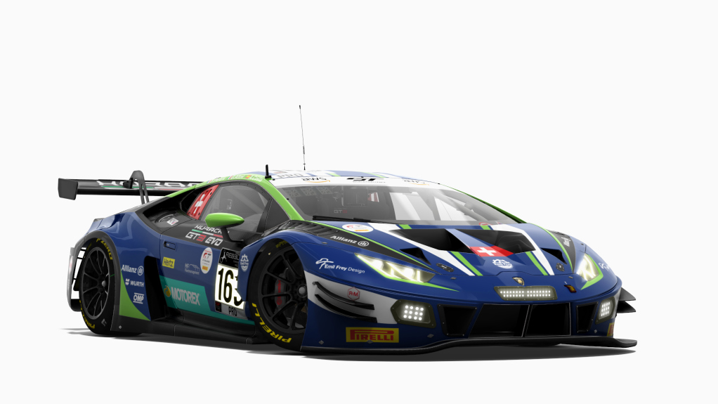 Lamborghini Huracan GT3 V10 Evo, skin Emil Frey Racing #163 24h Spa