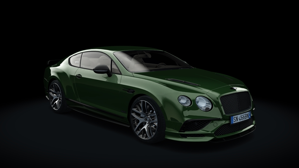 Bentley Continental GT Supersports, skin Brewster Green