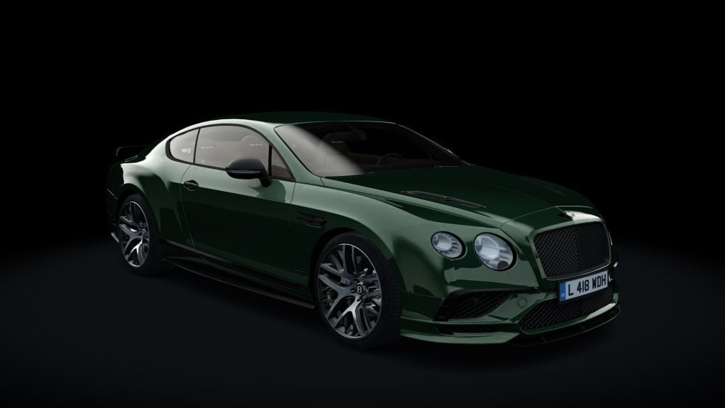 Bentley Continental GT Supersports, skin British Racing Green