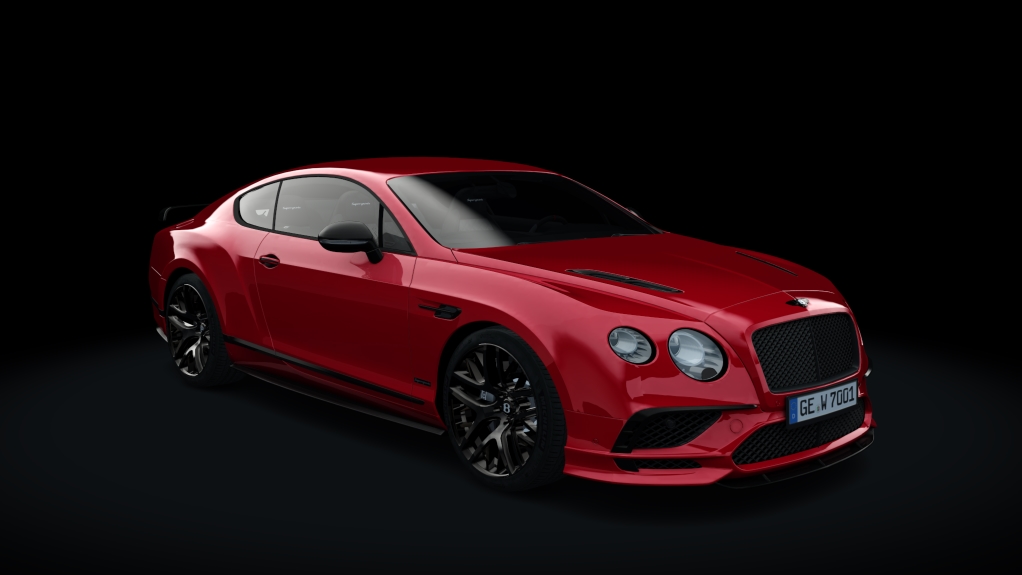 Bentley Continental GT Supersports, skin Cardinal Red Metallic