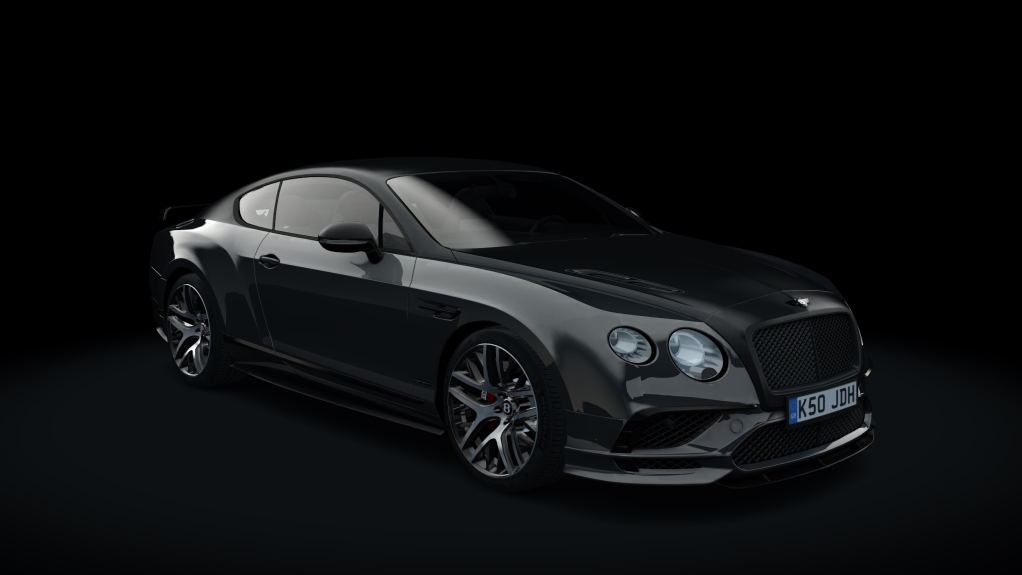 Bentley Continental GT Supersports, skin Gun Metal Grey