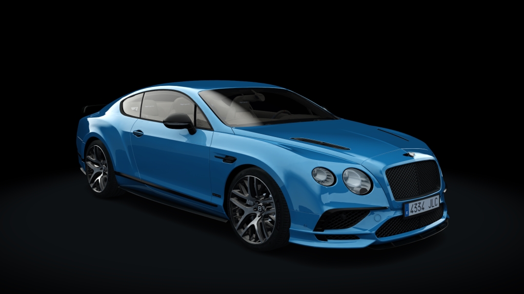 Bentley Continental GT Supersports, skin Kingfisher Metallic