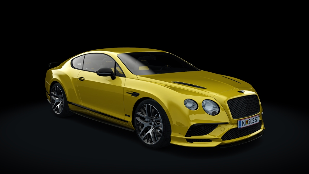 Bentley Continental GT Supersports, skin Monaco Yellow