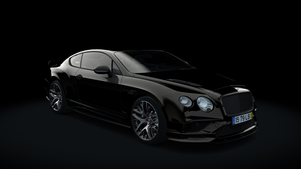 Bentley Continental GT Supersports, skin Onyx Metallic