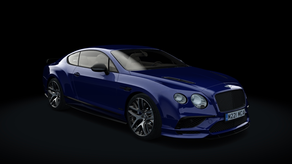 Bentley Continental GT Supersports, skin Oxford Blue