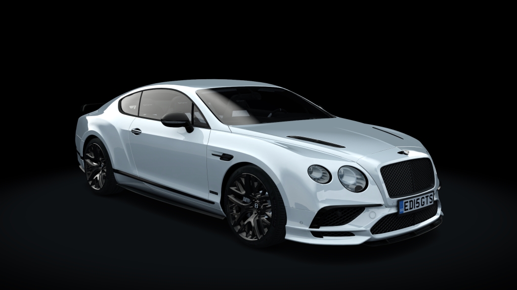 Bentley Continental GT Supersports, skin Silk White Satin