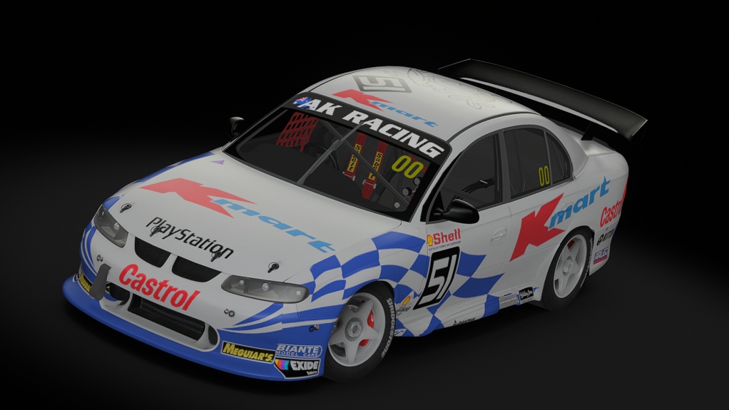 AKR Supercars VX Commodore, skin 2001_atcc_51_kmart