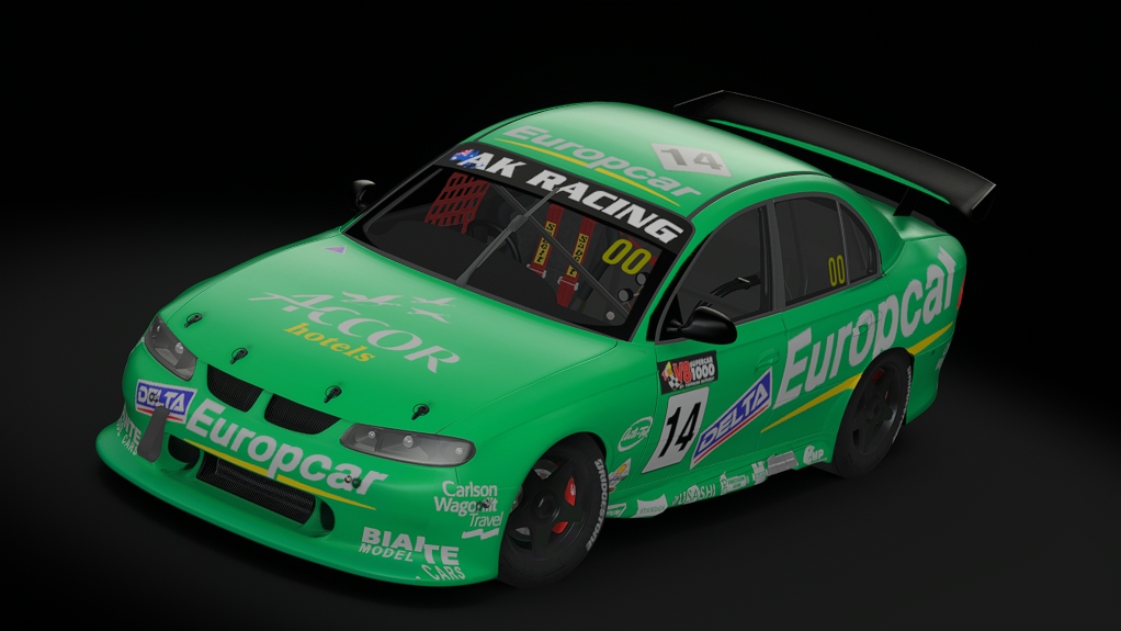 AKR Supercars VX Commodore, skin 2001_bathurst_014_europcar