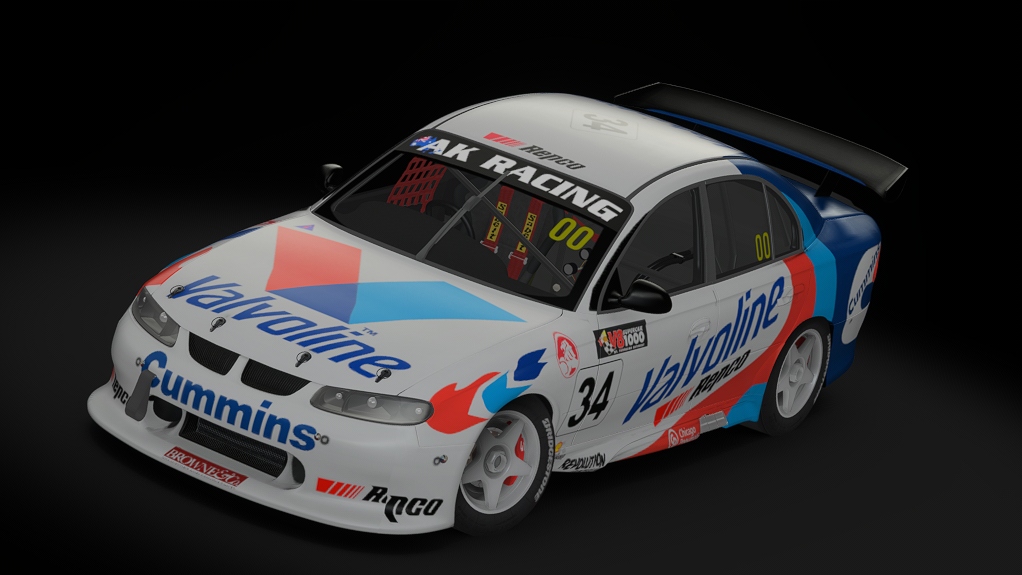 AKR Supercars VX Commodore, skin 2001_bathurst_34_garry_rodgers