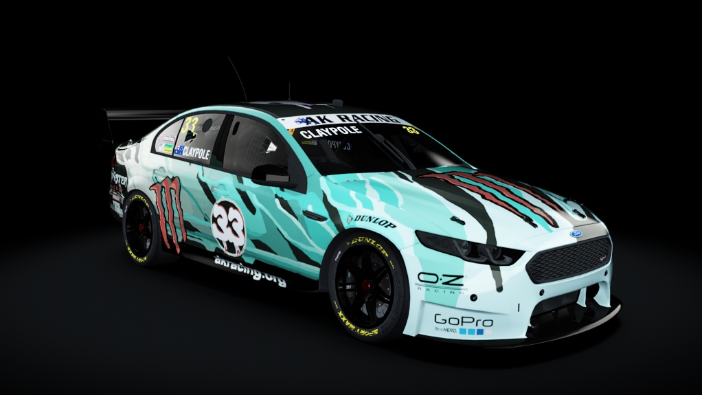 Supercar (EV8) Ford Falcon FGX, skin akr_s12_claypoleV2