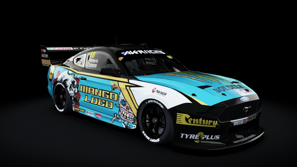 Supercar (EV8) Ford Mustang S550, skin akr_s12_thamm_waters_bathurst