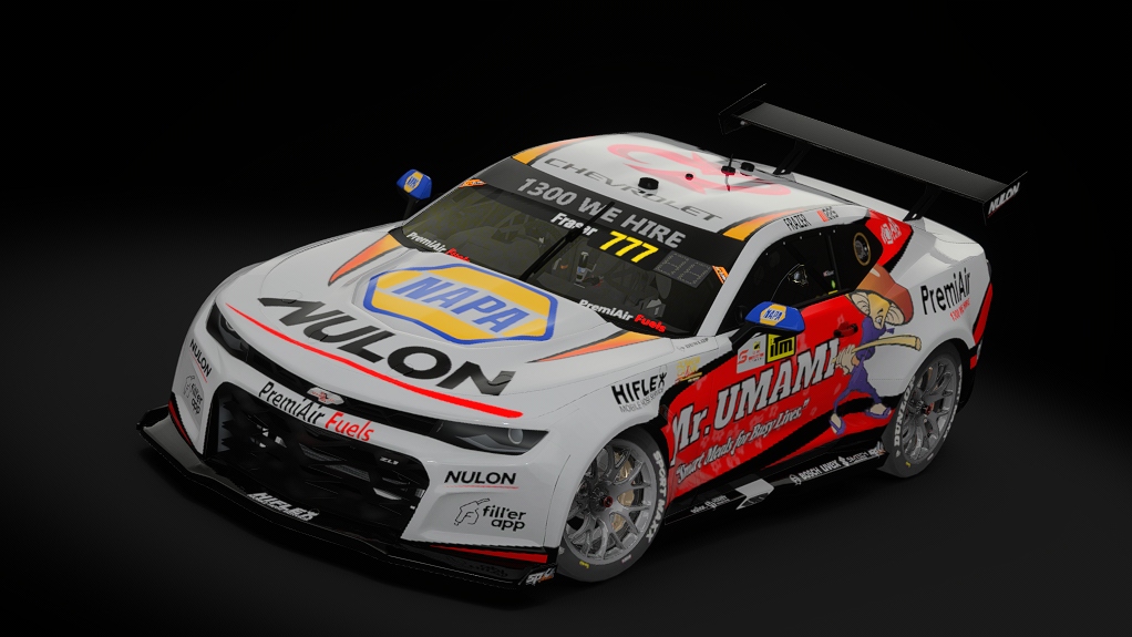 AKR Supercars Gen3 Camaro 2026, skin 777_Fraser_2026