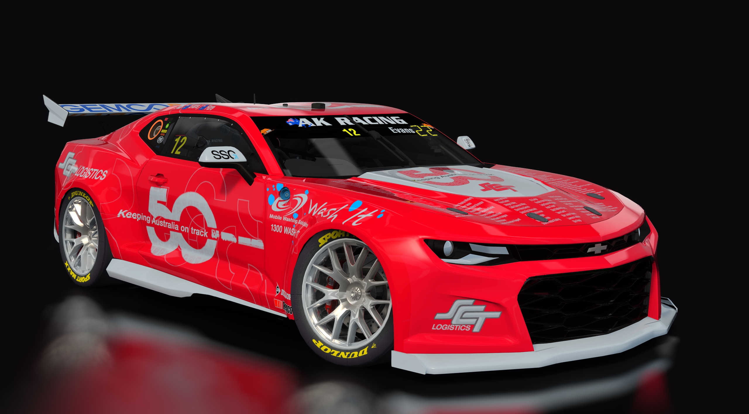 Supercars Gen3 Camaro AK, skin 12_sct_50th_edition
