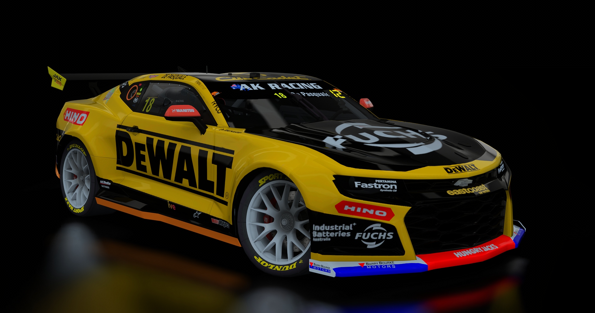 Supercars Gen3 Camaro AK, skin 18_dewalt_depasquale